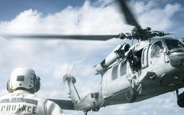 Spruance conducts routine operations