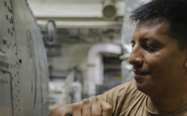 Spruance conducts routine operations