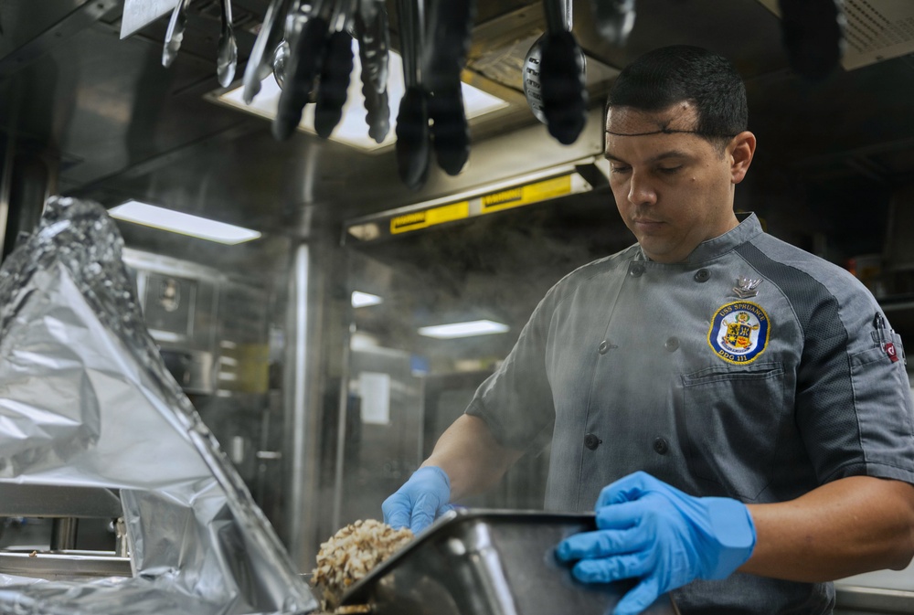 Spruance conducts routine operations