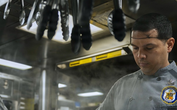 Spruance conducts routine operations