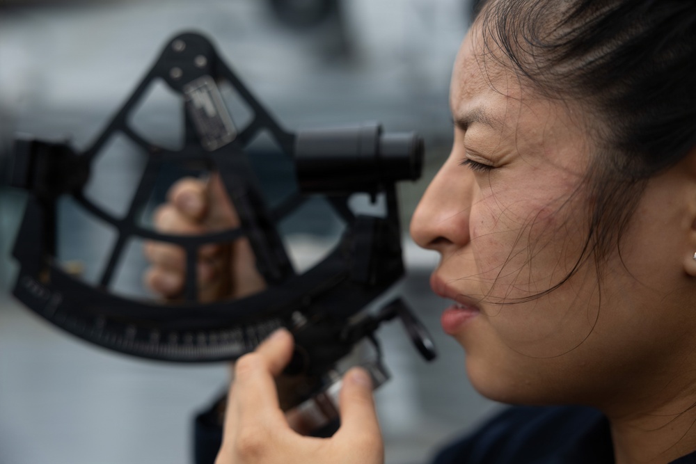 Spruance conducts routine operations