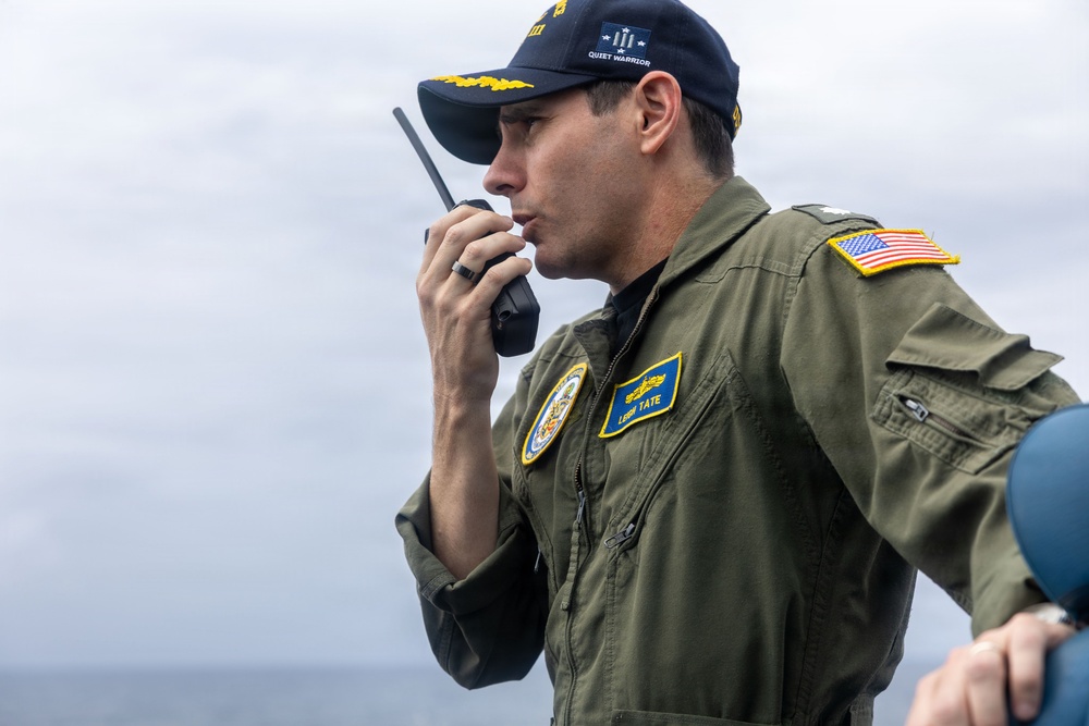 Spruance conducts routine operations