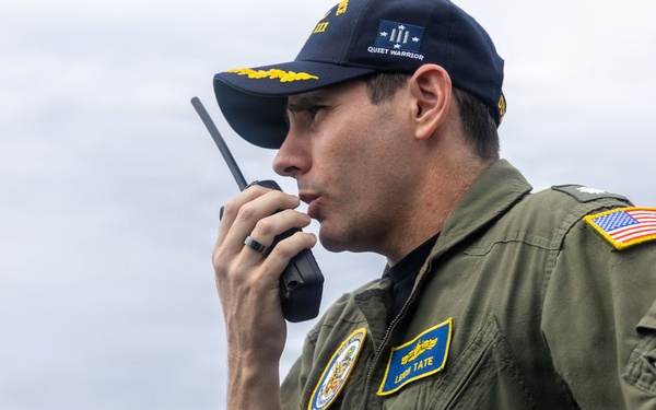 Spruance conducts routine operations