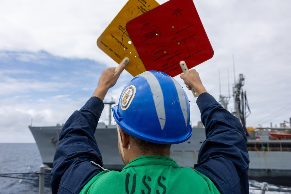 Spruance conducts routine operations