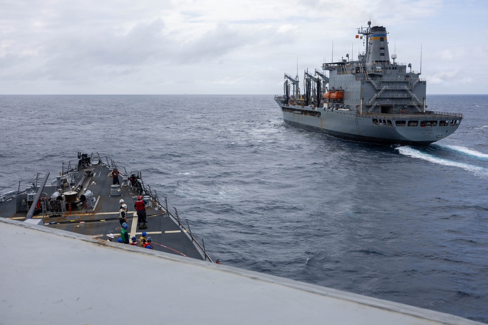 Spruance conducts routine operations