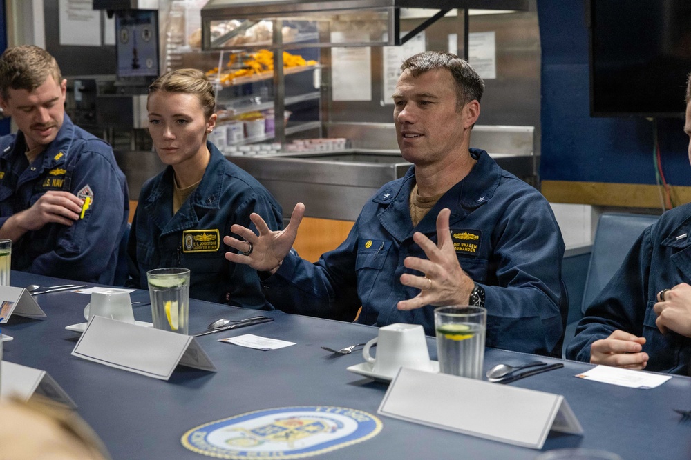 Spruance conducts routine operations