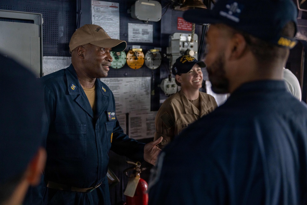 Spruance conducts routine operations