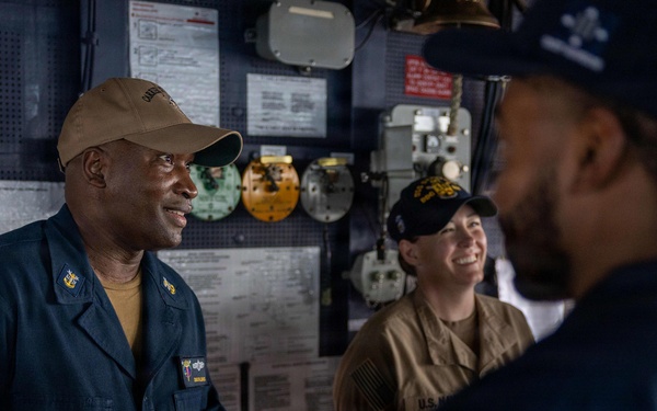 Spruance conducts routine operations