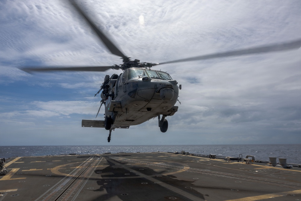 Spruance conducts routine operations