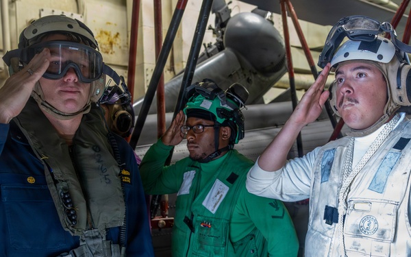 Spruance conducts routine operations