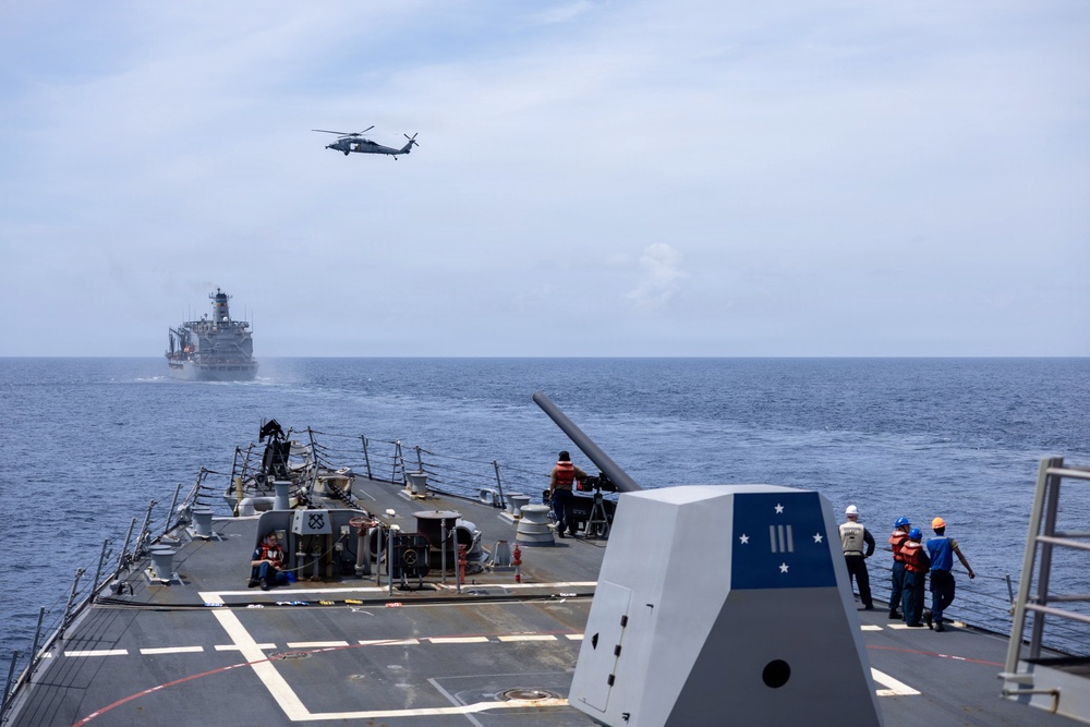 Spruance conducts routine operations