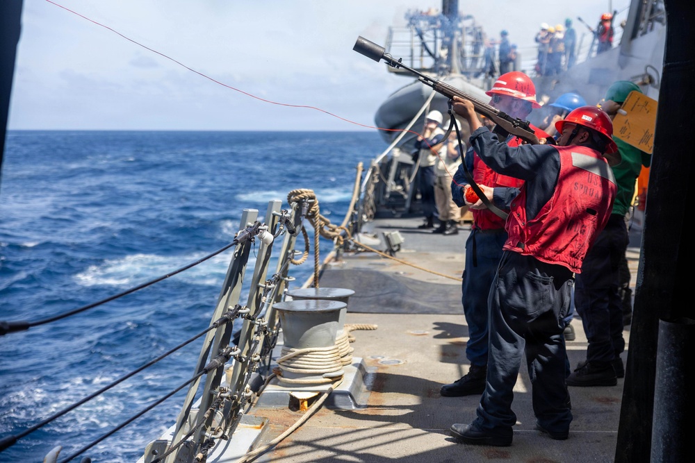 Spruance conducts routine operations