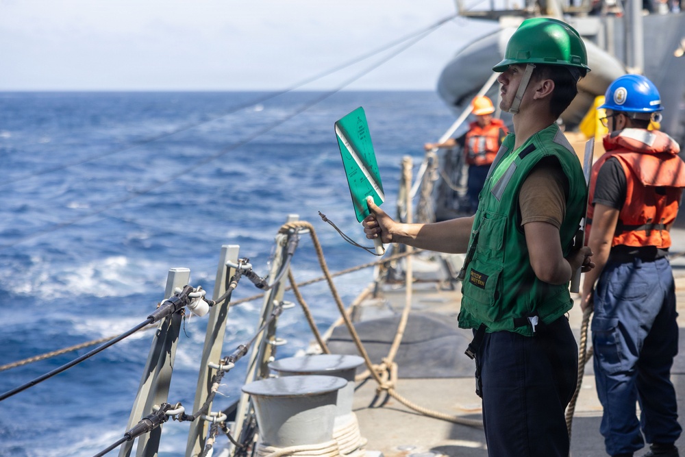 Spruance conducts routine operations