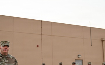 Brig Gen Brian A. Filler visits Defenders at 379 AEW