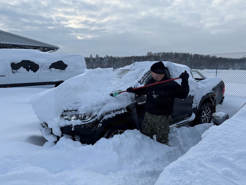 Snow Day in Redzikowo, Poland