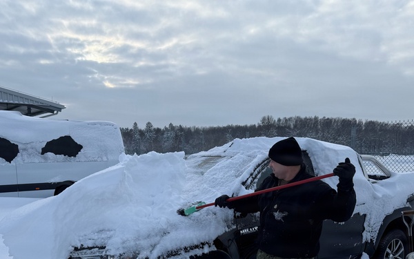 Snow Day in Redzikowo, Poland
