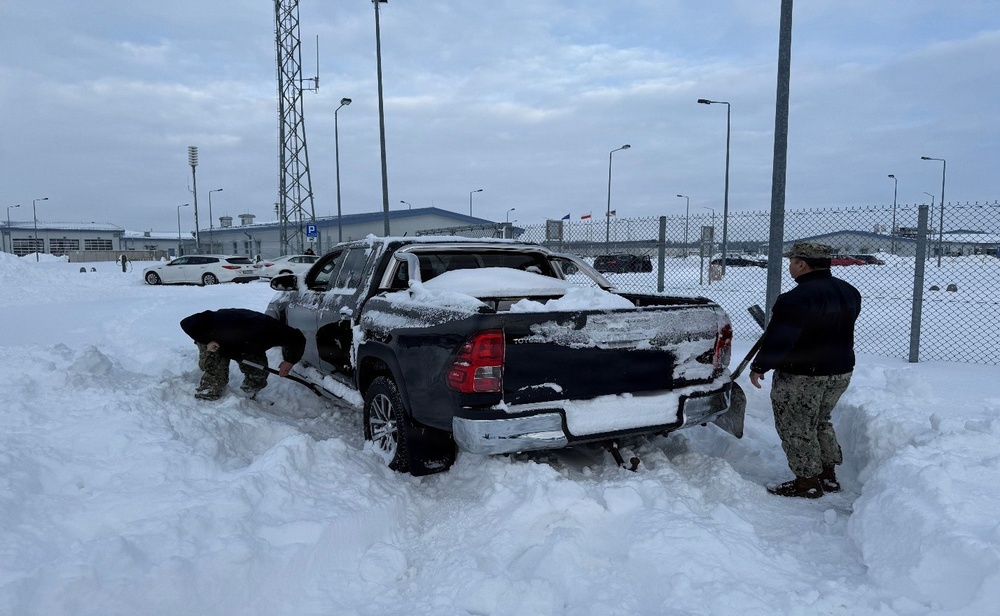 Snow Day in Redzikowo, Poland
