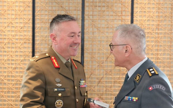 UNC Deputy Commander Meets with Swiss MG Alain Vuitel at Sherpa Meeting