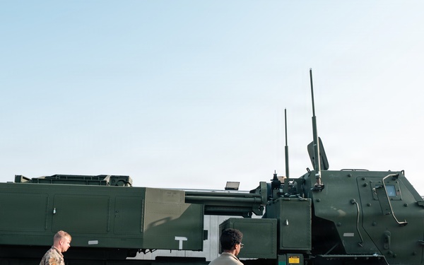 U.S. Army HIMARS inspection before flight