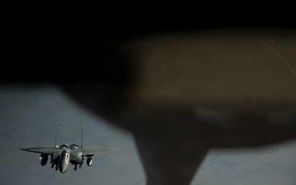 Aerial Refueling Strike Eagles