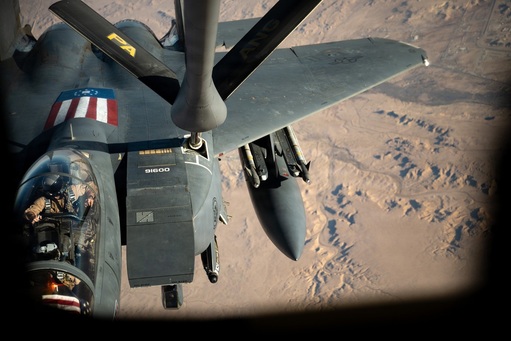 Aerial Refueling Strike Eagles