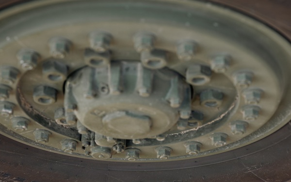 U.S. Army HIMARS inspection before flight