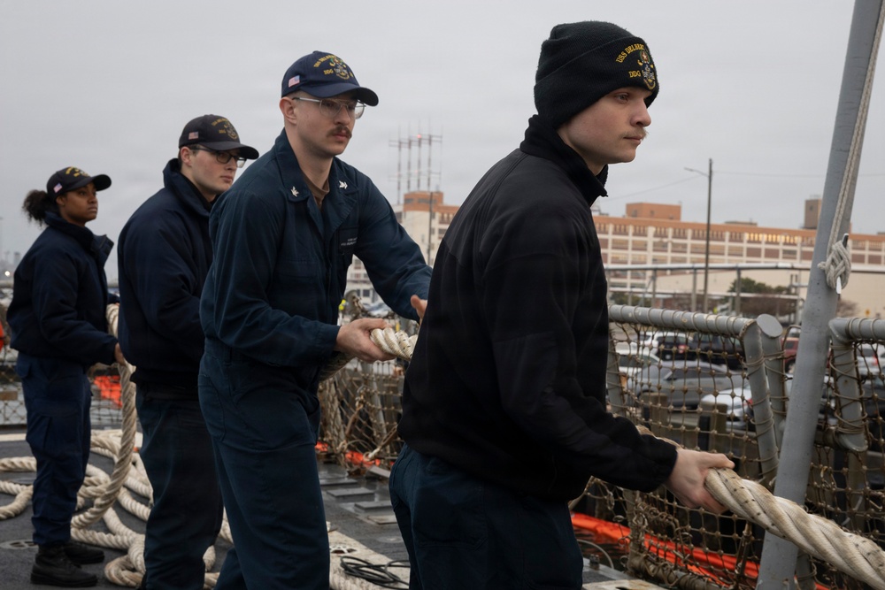 USS Delbert D. Black (DDG 119) Departs Naval Station Norfolk