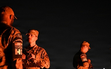 Honor Guard retires American flags