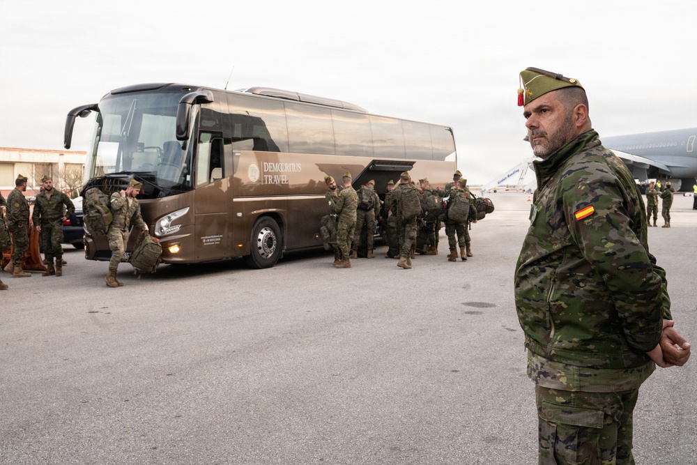 Steadfast Dart 2025: Spanish Forces arrive in Greece NATO Exercise