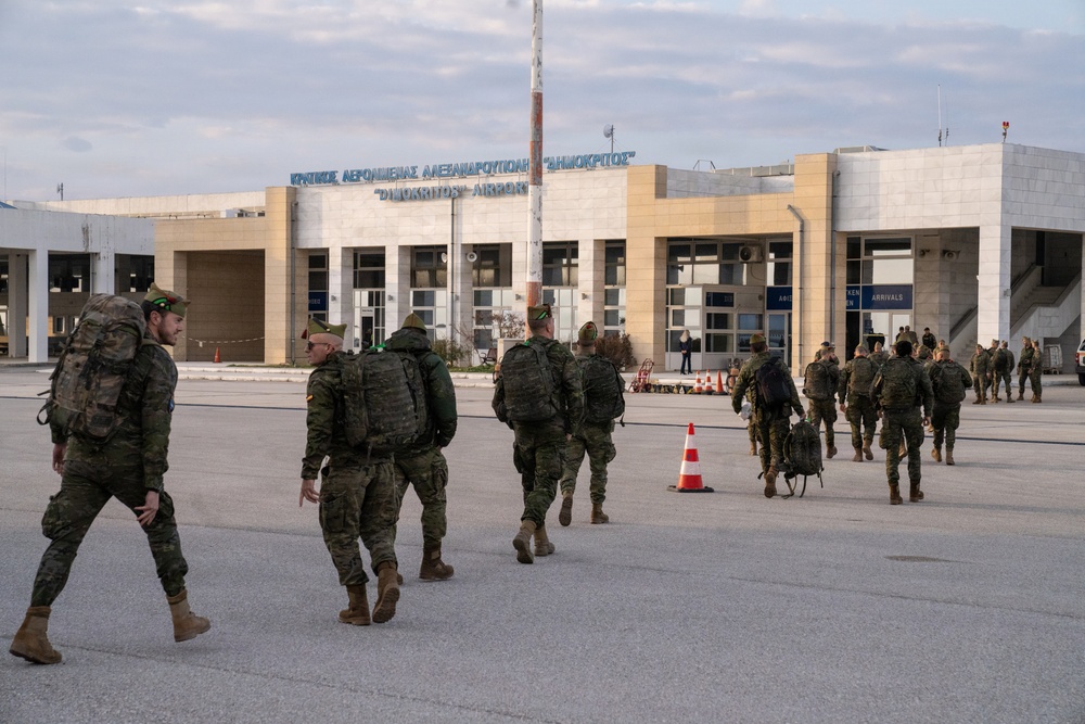 Steadfast Dart 2025: Spanish Forces arrive in Greece NATO Exercise
