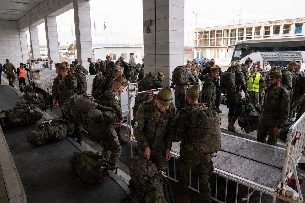 Steadfast Dart 2025: Spanish Forces arrive in Greece NATO Exercise