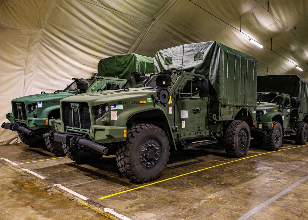 Prepositioned Equipment Staged for Inspection During Cold Response 26