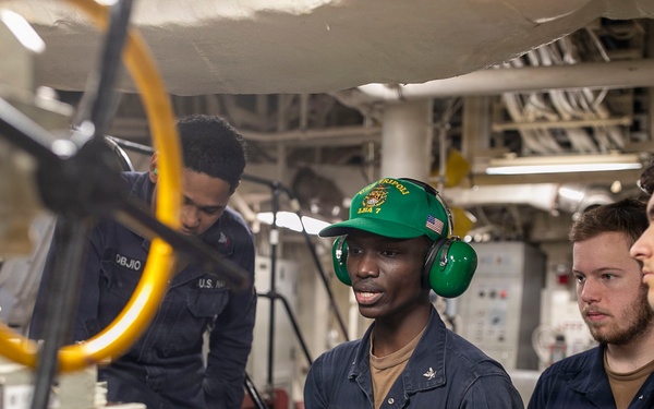 USS Tripoli Conducts Engineering Training Team Drills