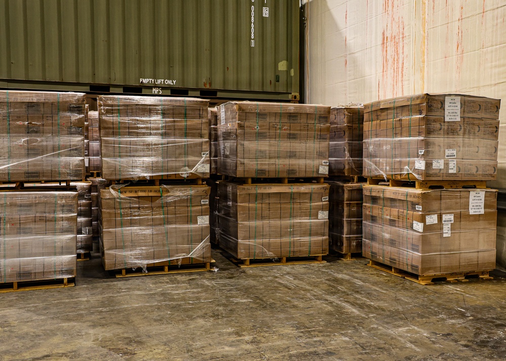 Prepositioned Equipment Staged for Inventory and Issue During Cold Response 26