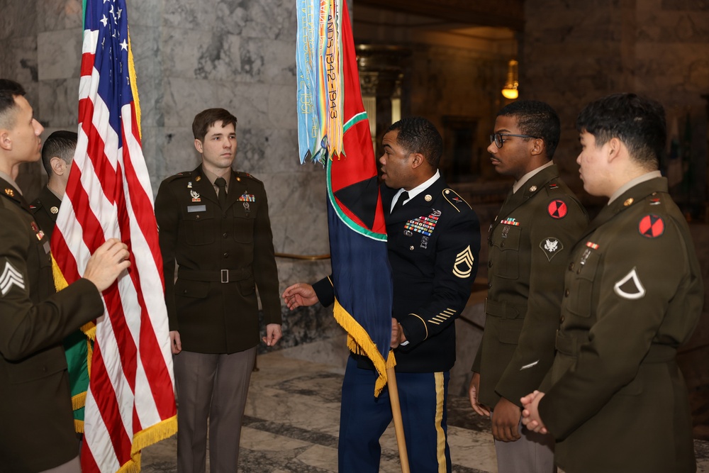 Color guard preperations