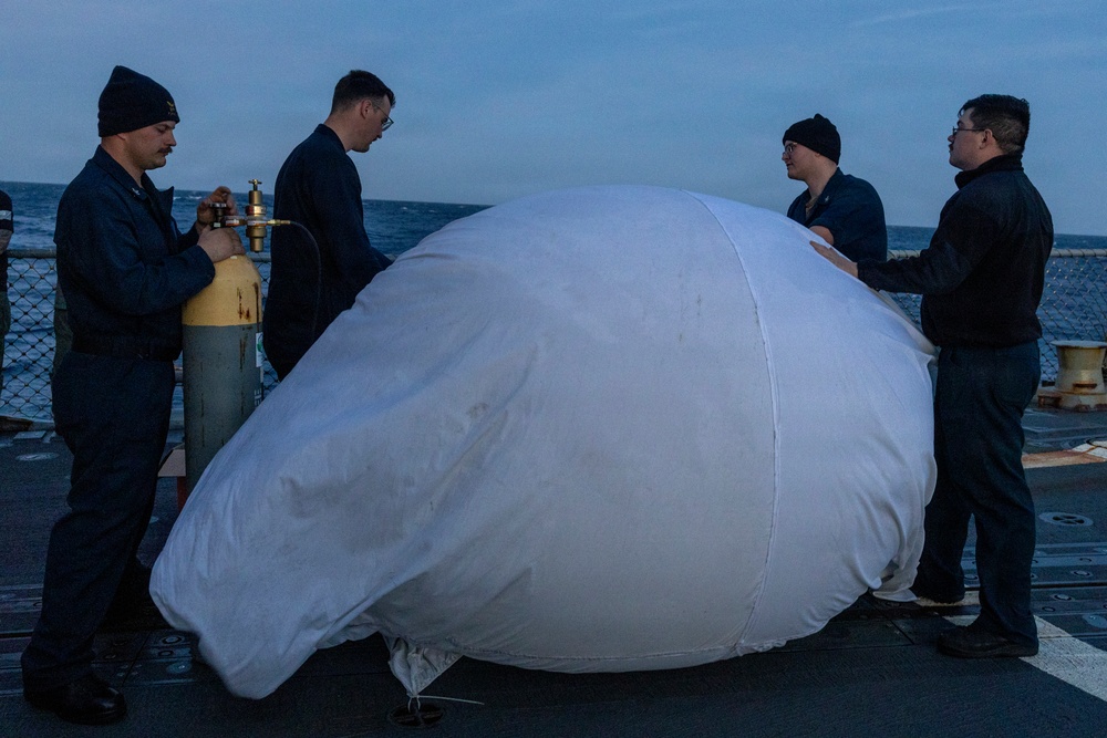 USS Delbert D. Black (DDG 119) Conducts a Ballistic Missile Defense External Calibration