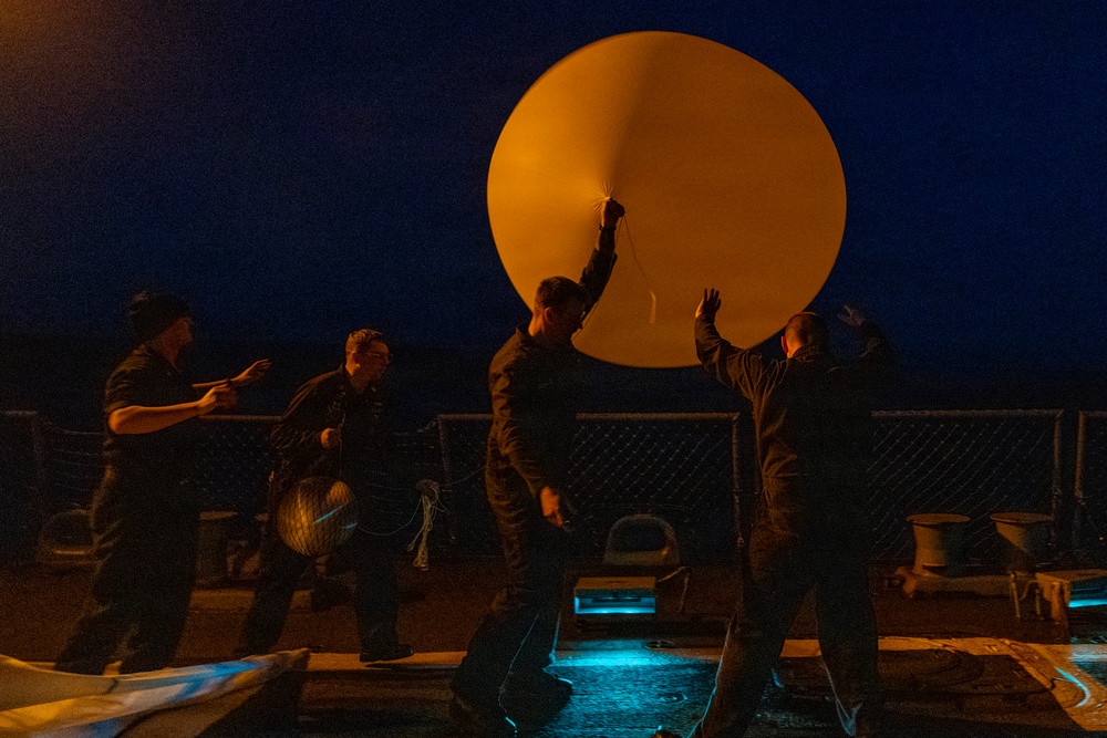 USS Delbert D. Black (DDG 119) Conducts a Ballistic Missile Defense External Calibration