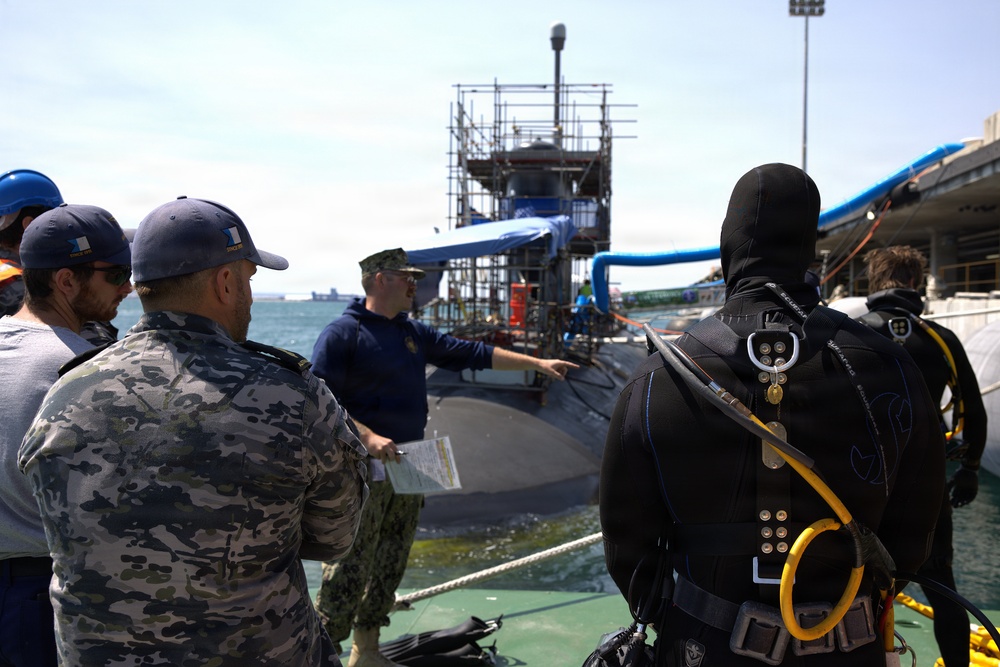 USS Vermont SMP 2025 Diving Ops