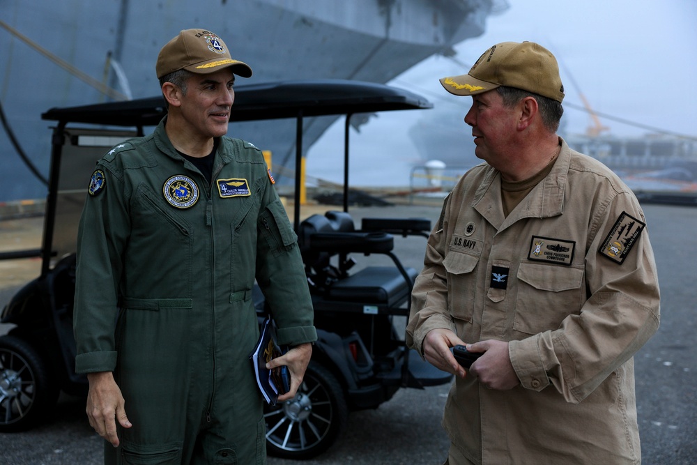 DVIDS - Images - NAVSOUTH Visits USS Iwo Jima in Mayport [Image 1 of 8]