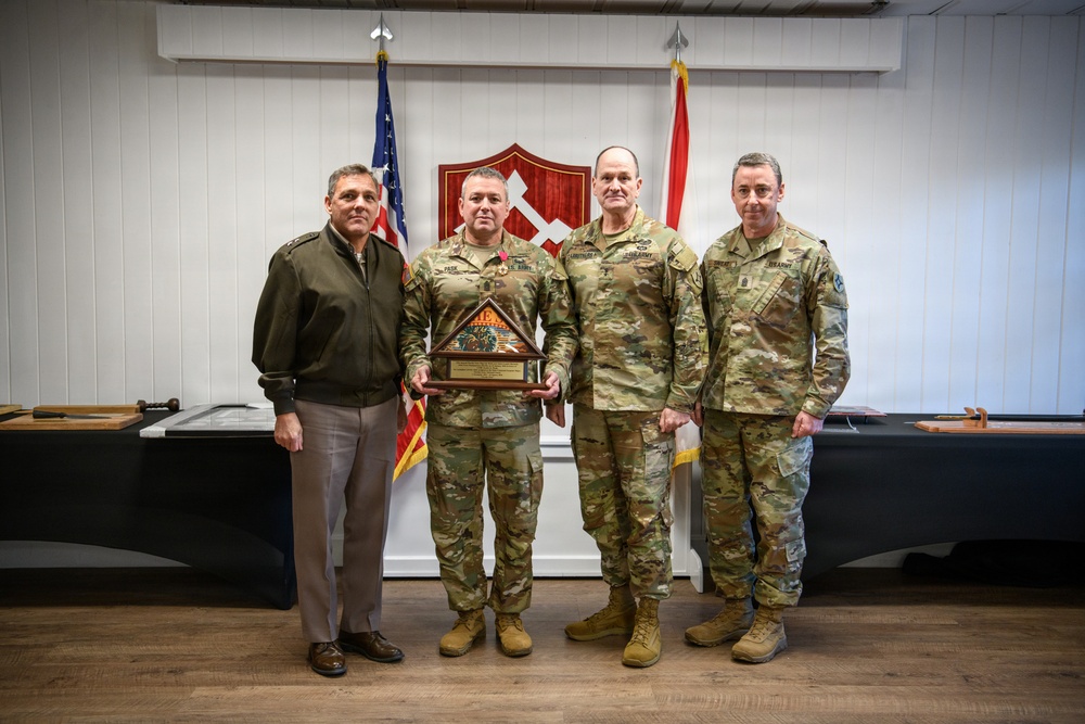 CSM Pask relinquishes responsibility to CSM Williams