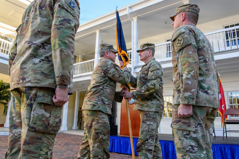 CSM Pask relinquishes responsibility to CSM Williams
