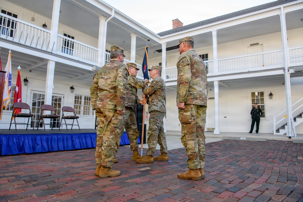 CSM Pask relinquishes responsibility to CSM Williams