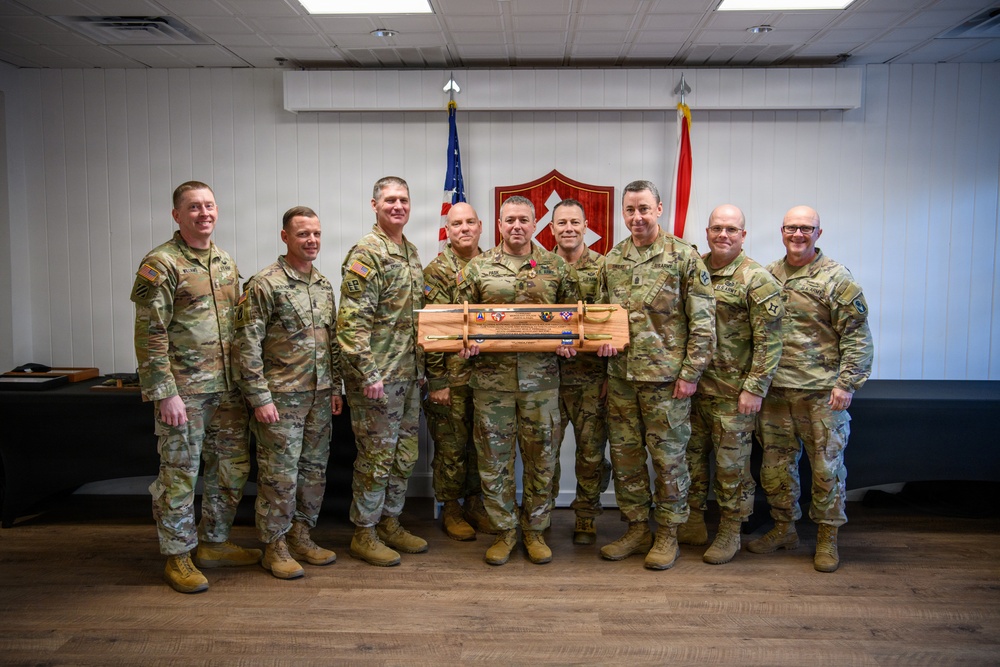 CSM Pask relinquishes responsibility to CSM Williams
