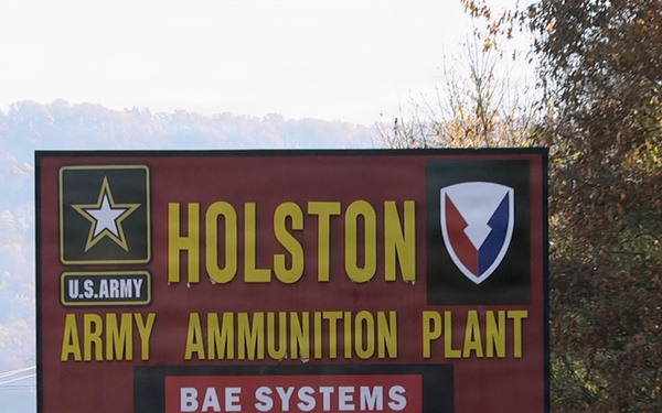 Gate sign at at Holton Army Ammunition Plant