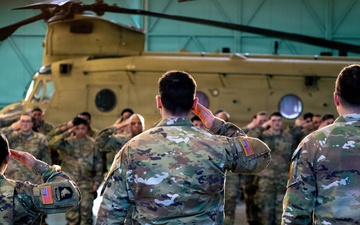 Headquarters and Headquarters Company, 12th Combat Aviation Brigade Change of Responsibility