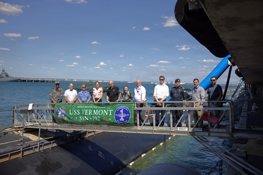 Stewardship tour aboard USS Vermont