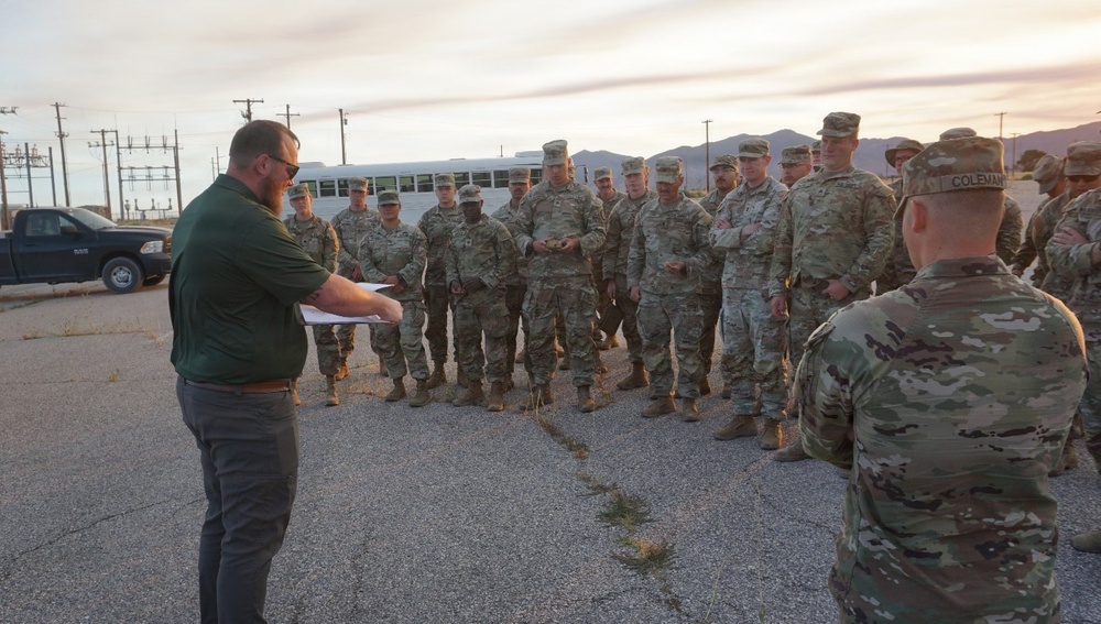 National Guard training at Tooele Army Depot