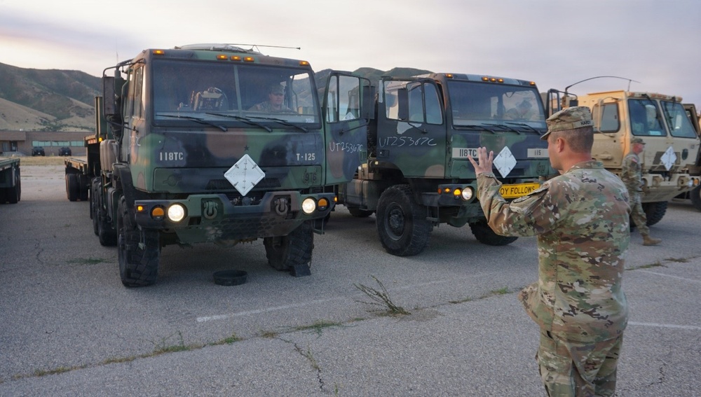 National Guard training at Tooele Army Depot
