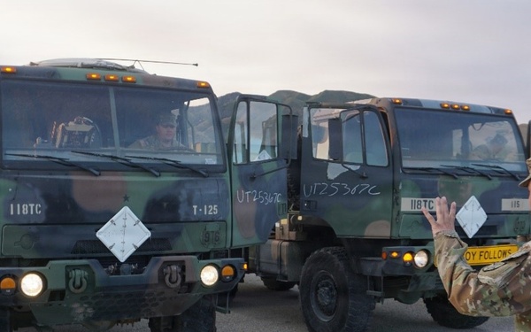 National Guard training at Tooele Army Depot