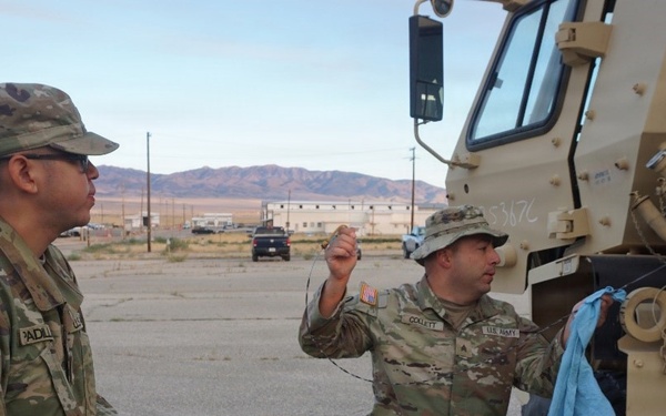 National Guard training at Tooele Army Depot